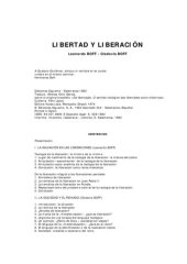 book Libertad y liberación