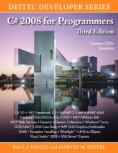 book C# 2008 For Programmers Third Edition Deitel® Developer Series