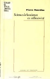 book Science de la science et réflexivité : cours du Collège de France (2000-2001)