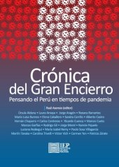 book Crónica del gran encierro. Pensando el Perú en tiempos de pandemia