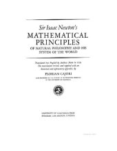 book Mathematical Principles of Natural Philosophy