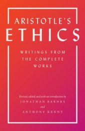 book Aristotle's ethics: writings from the complete works