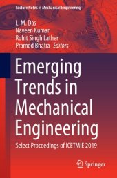 book Emerging Trends in Mechanical Engineering: Select Proceedings of ICETMIE 2019