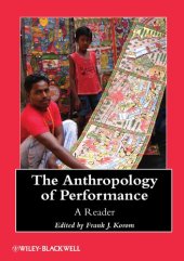 book The Anthropology of Performance: A Reader