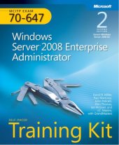 book MCITP self-paced training kit (Exam 70-647) Windows server 2008 enterprise administrator. - ''Covers Windows Server 2008 R2''--Cover. - Includes index