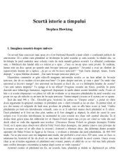 book Scurta istorie a timpului