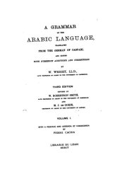 book Grammar of the Arabic Language