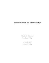 book Introduction to Probability