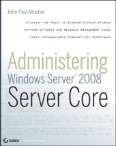 book Administering Windows Server®. Server Core