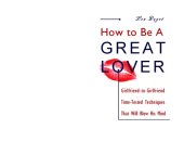 book How To Be A Great Lover