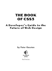 book The book of CSS3 a developer's guide to the future of web design. - Cover title. - Includes index