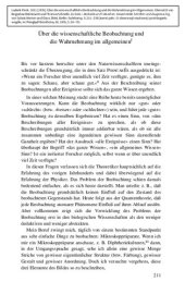 book Über die wissenschaftliche Beobachtung und die Wahrnehmung im allgemeinen - Denkstile und Tatsachen