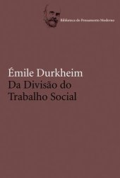 book Da divisão do trabalho social