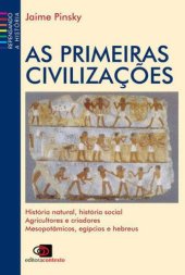 book As primeiras civilizações