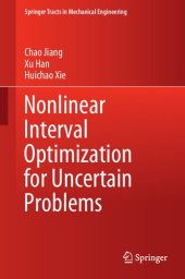 book Nonlinear Interval Optimization for Uncertain Problems