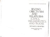 book Beyond Objectivism and relativism. Sciencie, hermeneutics and praxis. Objectivism and relativism: An overview