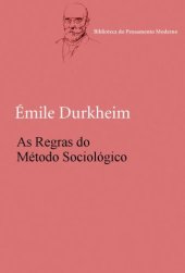 book As regras do metódo sociológico