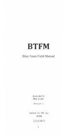 book BTFM: blue team field manual