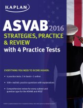 book Kaplan ASVAB 2016 Strategies, Practice, and Review with 4 Practice Tests: Book + Online