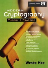 book Modern cryptography: theory and practice