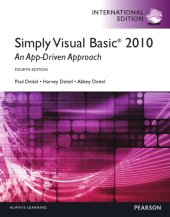 book Simply Visual Basic 2010: an App-Driven Approach