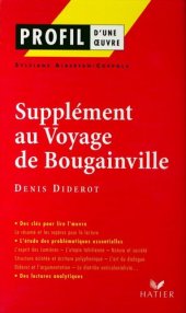 book Profil - Diderot, Supplément au Voyage de Bougainville