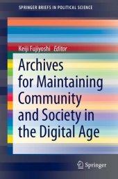 book Archives for Maintaining Community and Society in the Digital Age