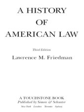 book A History of American Law