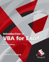 book Introduction to VBA for Excel