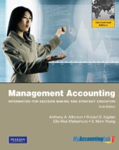 book Management accounting: information for decision-making and strategy execution