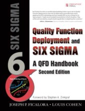 book Quality function deployment and Six Sigma: a QFD handbook