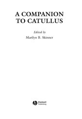 book A Companion To Catullus