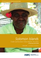 book Solomon Islands Gender and Investment Climate Reform Assessment