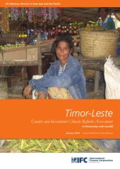 book Timor-Leste Gender and Investment Climate Reform Assessment