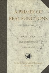 book A Primer of Real Functions