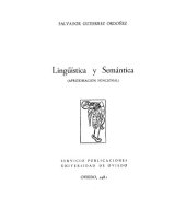 book Lingüística y semántica: (aproximación funcional)