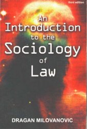 book An Introduction to the Sociology of Law