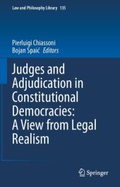 book Judges and Adjudication in Constitutional Democracies: A View from Legal Realism