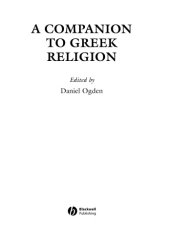 book A Companion to Greek Religion