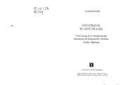 book Leo Strauss: El arte de leer. Una lectura de la interpretación straussiana de Maquiavelo, Hobbes, Locke y Spinoza