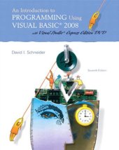 book An introduction to programming using Visual Basic 2008: with Visual Studio Expression edition DVD