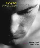 book Cengage Advantage Books, Abnormal Psychology An Integrative Approach