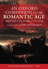 book An Oxford Companion to The Romantic Age: British Culture 1776-1832