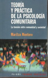 book Teoria Y Practica De La Psicologia Comunitaria