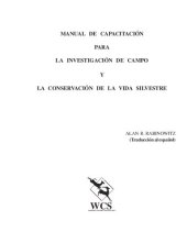 book Manual de Capacitación para la Investigación de Campo y la Conservación de la Vida Silvestre