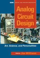 book Analog Circuit Design: Art, Science and Personalities