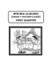 book MTB-MLE (Ilokano) (Grade 2 teacher’s guide)