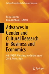 book Advances in Gender and Cultural Research in Business and Economics