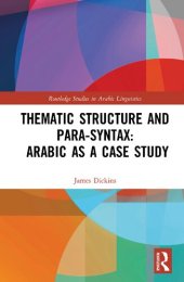 book Thematic Structure and Para-Syntax: Arabic as a Case Study