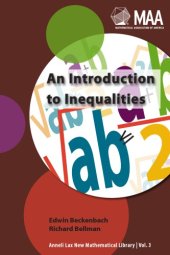 book An Introduction to Inequalities